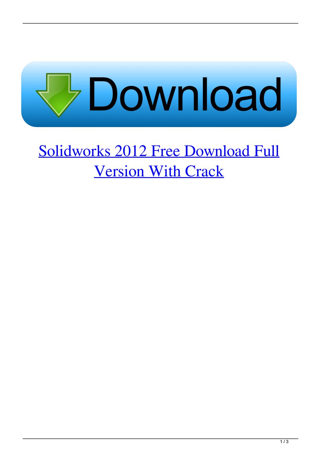Cracked solidworks free download site